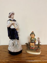 Royal DUX Figurine From Czechoslovakia & Goebel Wayside Harmony Germany
