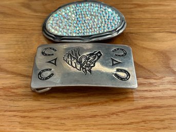 2 Belt Buckles