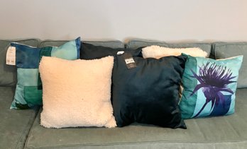 Collection Of POTTERY BARN And WEST ELM Accent Pillows