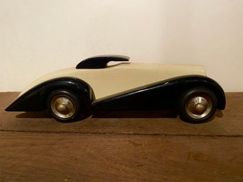 Wood Chevrolet Blanc Et Noir Collectible Car