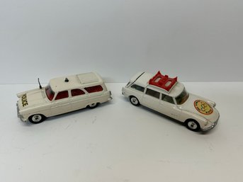 Corgi 1966 Olympics Citroen And 1959 Ford Police Wagon *RARE*