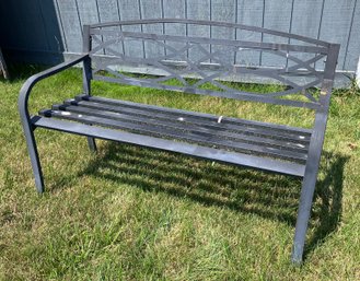 51. Outdoor Aluminum Three Person Bench