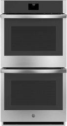 GE 27-in Smart Double Electric Wall Oven Self-cleaning (Stainless Steel)