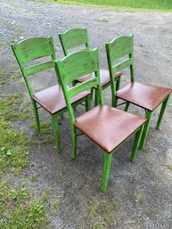 MCM-vintage HOWE NYC Folding Furniture Chairs-4