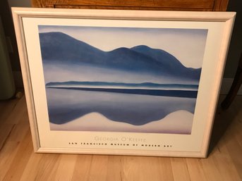GEORGIA O'KEEFE Lake George Framed Print