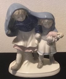 Heinrich Winterling  Figurine,  #647 Walking In The Rain.