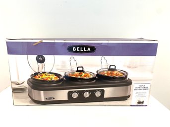 Bella Slow Cooker Buffet And Serve/ New