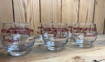 BROTHERHOOD Winery Glasses-6 Total