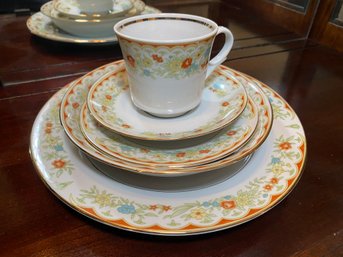 Service For 7 - 5 Pc. Place Setting Baum Bros. Dinnerware Made In Poland