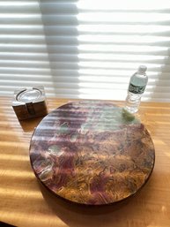 Marble Lazy Susan W/ Marble Coasters