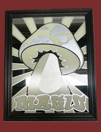 Vintage Magic Mushroom Mirror
