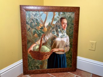 Beautiful Framed Limited Edition Giclee On Canvas, Kiaohue Zhao