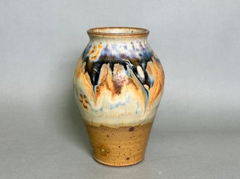 A Pretty Signed Pottery Vase