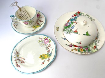 Sweet Six Vintage China / 1930 Paragon & Staffordshire