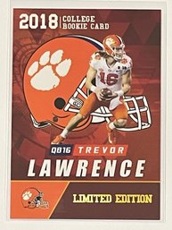 2018 Rookie Gems Trevor Lawrence Limited Edition Rookie Card #16