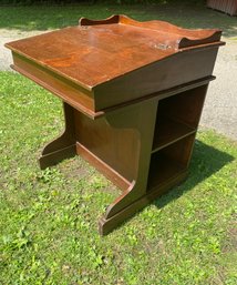 Antique Solid Wood Slant Top Desk