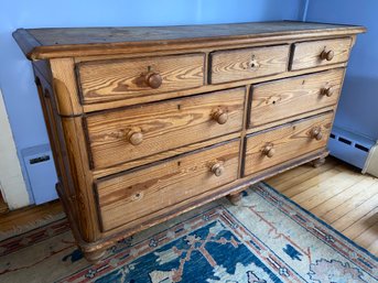 Vintage Antique? Solid Wood Dresser 67x23x36 Dovetail