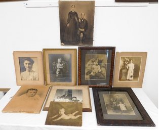 A Large Group Of Victorian Era Portraits & Photo's, Instant Relatives!