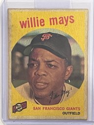 1959 Topps Willie Mays Card #50