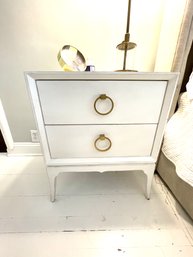 Pure Salt White End Tables Pair ***** THESE ARE BY APPOINTMENT PICK UP AFTER THE AUCTION