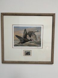 Limited Edition Signed Print Migratory Bird Hunting & Conservation Stamp, Mallards