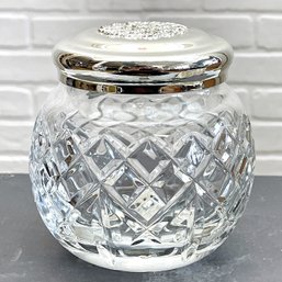 Waterford Crystal Glenmede Medium Vanity Jar With Lid And Box