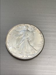 1943 Liberty Walking Silver Half Dollar