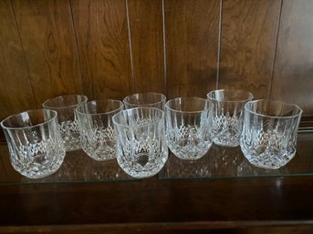 Collection Of Crystal Cut Rocks Glasses