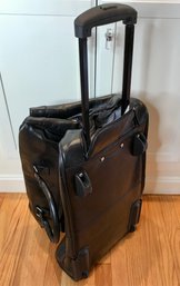 Sturdy Genuine Leather Duffle Bag On Wheels