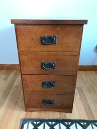 BASSETT Filing Cabinet With A Rustic Look