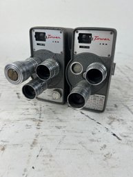 Lot Of 2 Tower 8mm Film Cameras