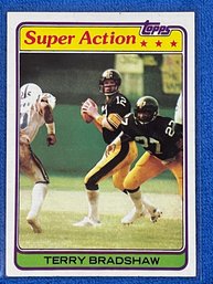 1981 Topps Super Action Terry Bradshaw Card #88