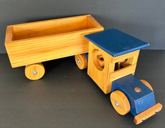 Vintage Vostinak WoodCraft Hand Crafted 26 In. Length Toy Truck - Ashford, CT
