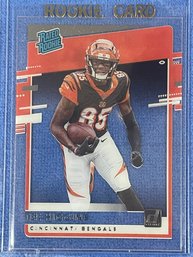 2020 Panini Donruss Clearly Rated Rookie Tee Higgins Card #RR-TH