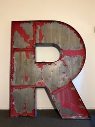 HUGE! R Sign From Original Secondi Bros Sign In Milford, CT