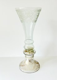 Fluted Antiqued Vase