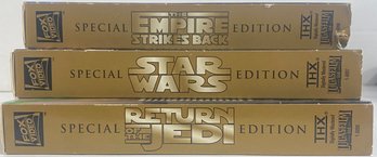 1997 Star Wars Special Edition VCR Trilogy Set