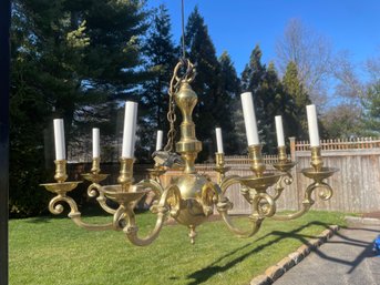 Gorgeous Solid Brass Chandelier