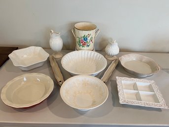 Ceramic Bowls, And Serving Pieces