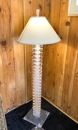 Mid Century Style Lucite Floor Lamp