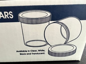 2 Boxes U-line Wide Mouth Jars