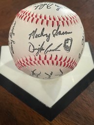Official American League Rawlings Commemorative Yankee Team Signed Ball    Printed Signatures