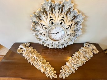 Resin Wall Decor, Resin Quartz Clock,