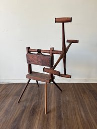 Antique Primitive Wooden Yarn Winder