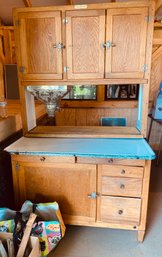 Original Antique HOOSIER Cabinet-Needs Little Tlc