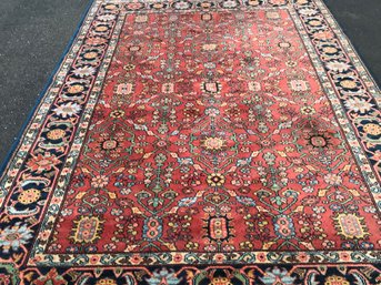 Karastan Serapi Pattern Oriental Rug, 9 Feet By 5 Feet 9 Inch