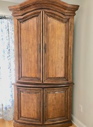 Bold And Beautiful French Style Corner Cabinet