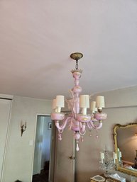 Vintage Pink Chandelier