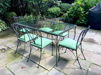 Wrought Iron Outdoor Dining Table And Chairs