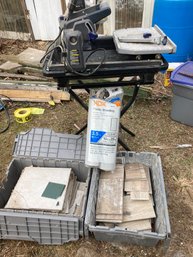 Tile Cutting Supplies - Wet Saw And Tiles